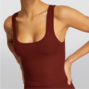 NWT SKIMS SOFT LOUNGE TANK in wine